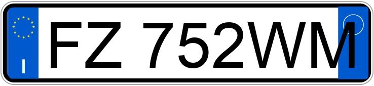 Numer rejestracyjny FZ752WM posiada FIAT Panda 3a serie Numer rejestracyjny FZ752WM posiada FIAT Panda 3a serie