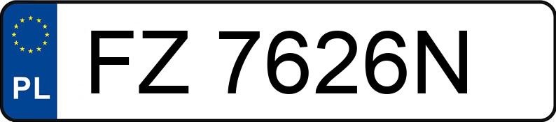 Numer rejestracyjny FZ 7626N posiada VOLKSWAGEN Touran GP2 2.0 TDI MR`11 E5 Cross - FZ7626N Numer rejestracyjny FZ 7626N posiada VOLKSWAGEN Touran GP2 2.0 TDI MR`11 E5 Cross - FZ7626N
