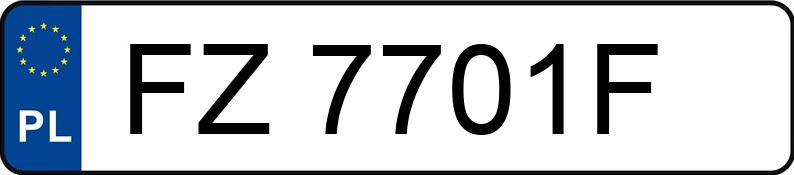 Numer rejestracyjny FZ 7701F posiada BMW 320 Diesel DPF MR`04 E4 E90 320 Diesel DPF MR`04 E4 E90 - FZ7701F