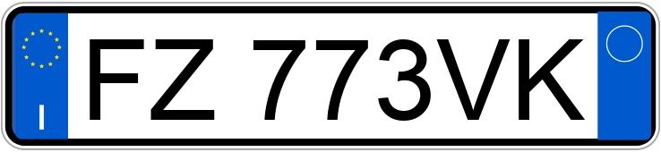 Numer rejestracyjny FZ773VK posiada FORD Fiesta 6a serie