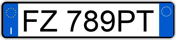 Numer rejestracyjny FZ789PT posiada MERCEDES CLA Coupe