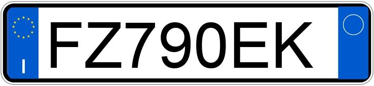 Numer rejestracyjny FZ790EK posiada SEAT Arona