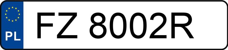 Numer rejestracyjny FZ 8002R posiada SKODA FABIA - FZ8002R