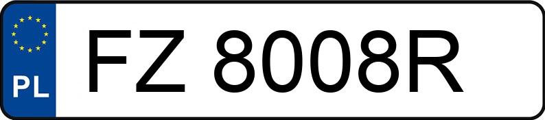 Numer rejestracyjny FZ 8008R posiada SKODA Fabia III 1.2 TSI MR`15 E6 Monte Carlo - FZ8008R