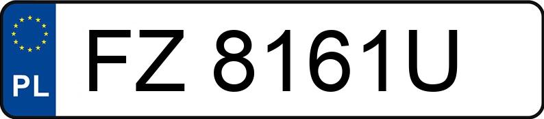 Numer rejestracyjny FZ 8161U posiada KIA Venga 1.4 MR`10 E5 M - FZ8161U