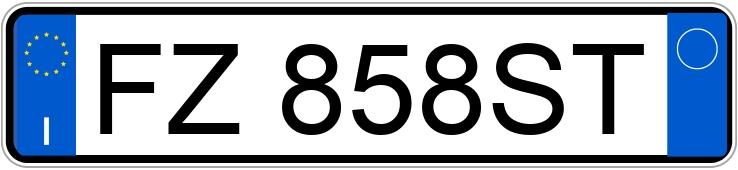 Numer rejestracyjny FZ858ST posiada VOLKSWAGEN Tiguan 2a serie