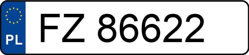 Numer rejestracyjny FZ 86622 posiada FORD ESCORT - FZ86622 Numer rejestracyjny FZ 86622 posiada FORD ESCORT - FZ86622