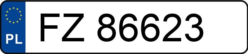 Numer rejestracyjny FZ 86623 posiada OPEL VECTRA - FZ86623 Numer rejestracyjny FZ 86623 posiada OPEL VECTRA - FZ86623