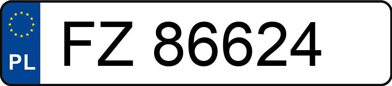 Numer rejestracyjny FZ 86624 posiada AUDI 80 - FZ86624 Numer rejestracyjny FZ 86624 posiada AUDI 80 - FZ86624