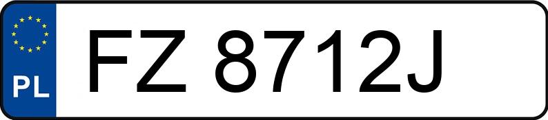 Numer rejestracyjny FZ 8712J posiada BMW 318i Kat. MR`98 E46 318i Kat. MR`98 E46 - FZ8712J
