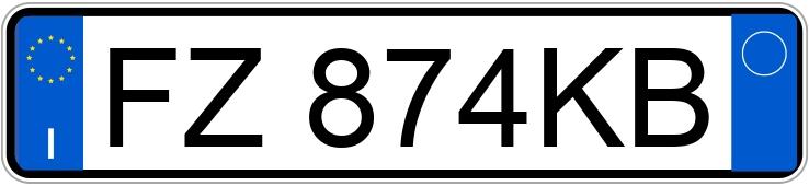 Numer rejestracyjny FZ874KB posiada AUDI A7 2a serie