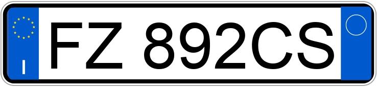 Numer rejestracyjny FZ892CS posiada TOYOTA Yaris 3a serie Numer rejestracyjny FZ892CS posiada TOYOTA Yaris 3a serie