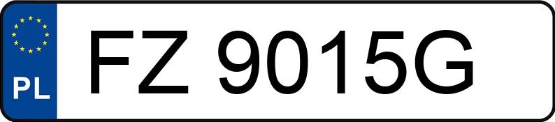 Numer rejestracyjny FZ 9015G posiada VOLKSWAGEN POLO - FZ9015G