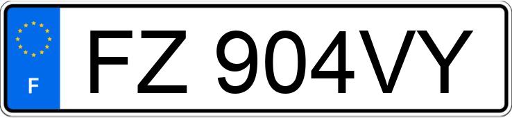 Numer rejestracyjny FZ904VY posiada PEUGEOT 3008 Numer rejestracyjny FZ904VY posiada PEUGEOT 3008