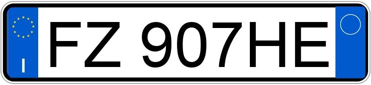 Numer rejestracyjny FZ907HE posiada OPEL Crossland