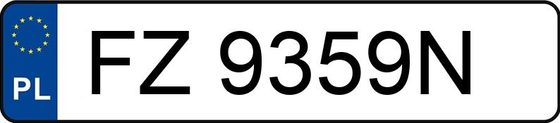 Numer rejestracyjny FZ 9359N posiada PEUGEOT 307 1.6 MR`01 E3 XS Aut. - FZ9359N