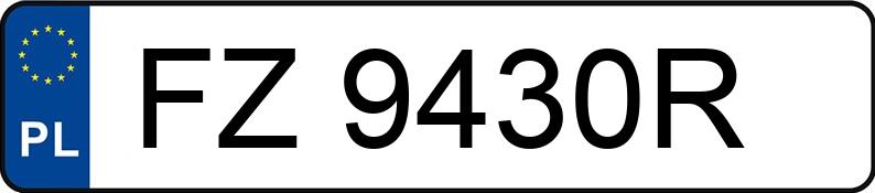 Numer rejestracyjny FZ 9430R posiada FORD Mondeo 1.6i CL - FZ9430R