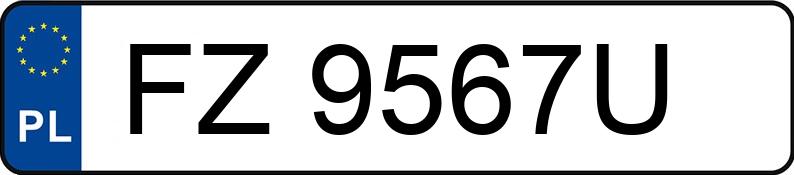 Numer rejestracyjny FZ 9567U posiada BMW 528i MR`10 E5 F10 528i MR`10 E5 F10 - FZ9567U