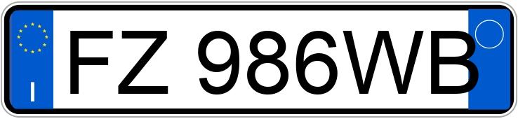 Numer rejestracyjny FZ986WB posiada ABARTH 595 Numer rejestracyjny FZ986WB posiada ABARTH 595