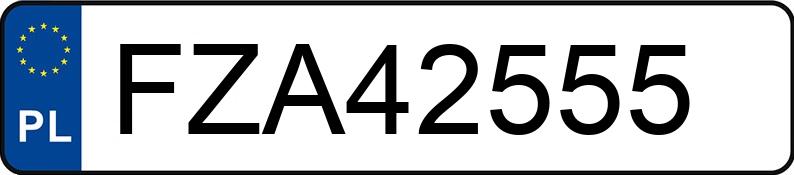Numer rejestracyjny FZA 42555 posiada OPEL Insignia Sports Tourer 2.0 CDTI MR`08 E5 Insignia - FZA42555