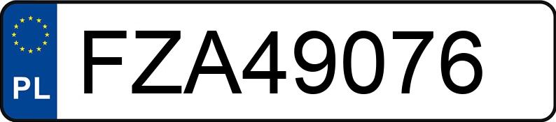 Numer rejestracyjny FZA 49076 posiada FORD Mondeo 2.0 MR`07 E4 Gold X - FZA49076