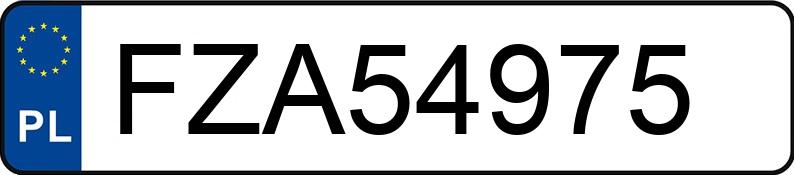 Numer rejestracyjny FZA 54975 posiada BMW 320 D - FZA54975