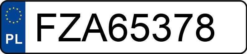 Numer rejestracyjny FZA 65378 posiada OPEL ASTRA SPORTS TOURER+ - FZA65378