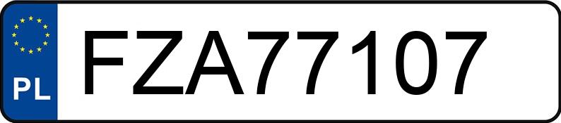 Numer rejestracyjny FZA 77107 posiada AUDI Q5 - FZA77107 Numer rejestracyjny FZA 77107 posiada AUDI Q5 - FZA77107