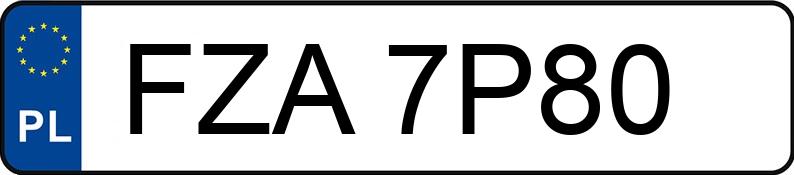 Numer rejestracyjny FZA 7P80 posiada VOLKSWAGEN Sharan 1.9 TDI MR`95 E2 Basis Aut. - FZA7P80