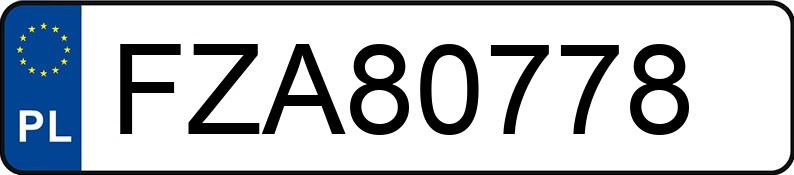 Numer rejestracyjny FZA 80778 posiada MERCEDES-BENZ CLA 220 MR`16 E6 117 4Matic - FZA80778