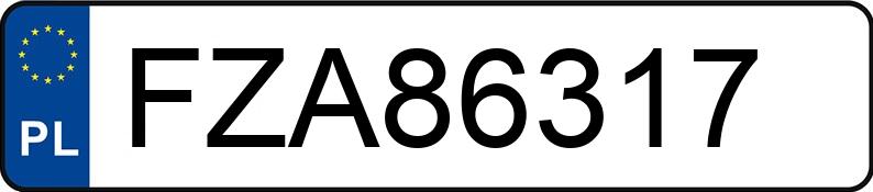 Numer rejestracyjny FZA 86317 posiada IVECO BUS CROSSWAY - FZA86317