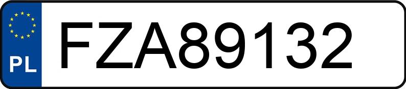 Numer rejestracyjny FZA 89132 posiada FIAT PUNTO - FZA89132