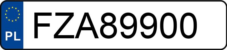 Numer rejestracyjny FZA 89900 posiada LAND ROVER DISCOVERY SPORT - FZA89900