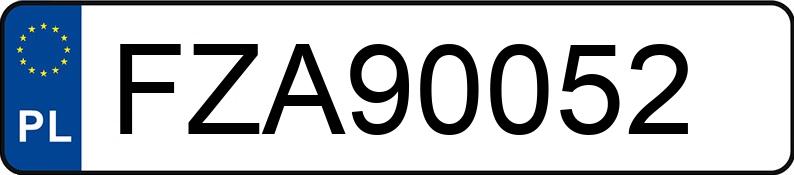 Numer rejestracyjny FZA 90052 posiada MAZDA 323 - FZA90052 Numer rejestracyjny FZA 90052 posiada MAZDA 323 - FZA90052