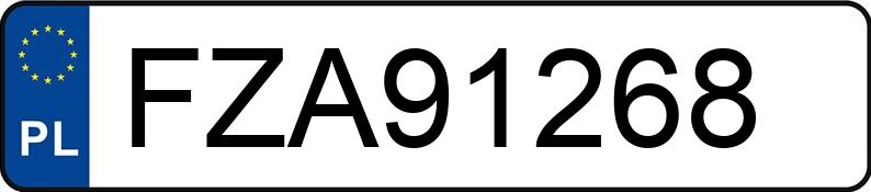 Numer rejestracyjny FZA 91268 posiada TOYOTA LEXUS GS300 - FZA91268