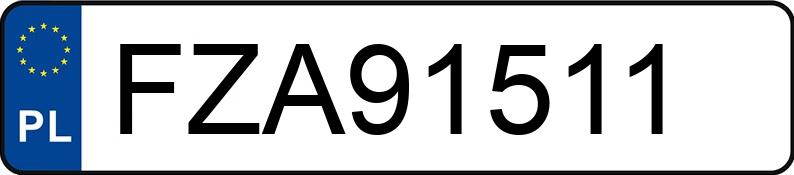 Numer rejestracyjny FZA 91511 posiada FIAT 600 - FZA91511 Numer rejestracyjny FZA 91511 posiada FIAT 600 - FZA91511