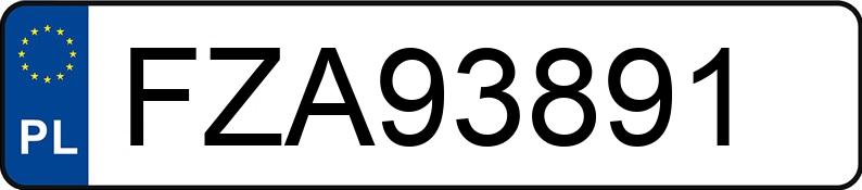 Numer rejestracyjny FZA 93891 posiada BMW 316 I - FZA93891 Numer rejestracyjny FZA 93891 posiada BMW 316 I - FZA93891