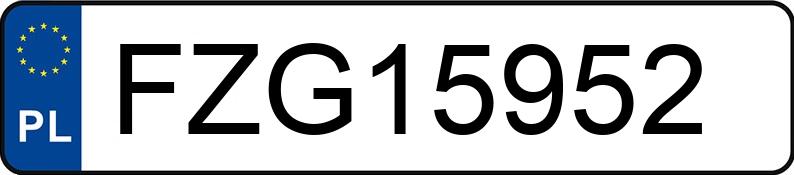 Numer rejestracyjny FZG 15952 posiada VOLKSWAGEN NEW BEETLE - FZG15952