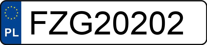 Numer rejestracyjny FZG 20202 posiada VOLKSWAGEN PASSAT - FZG20202