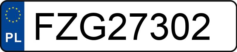 Numer rejestracyjny FZG 27302 posiada AUDI A4 2.0 Kat. MR`00 E3 8E A4 2.0 Kat. MR`00 E3 8E - FZG27302