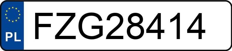 Numer rejestracyjny FZG 28414 posiada BMW 316I - FZG28414