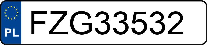 Numer rejestracyjny FZG 33532 posiada VOLKSWAGEN POLO - FZG33532