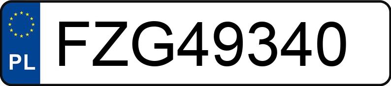 Numer rejestracyjny FZG 49340 posiada CITROEN C4 - FZG49340 Numer rejestracyjny FZG 49340 posiada CITROEN C4 - FZG49340