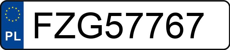 Numer rejestracyjny FZG 57767 posiada BMW 525D - FZG57767