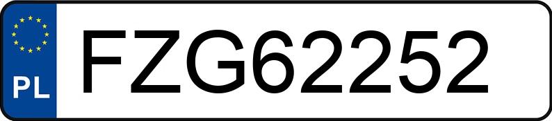 Numer rejestracyjny FZG 62252 posiada RENAULT Scenic II 1.6 MR`03 E3 Confort Expression - FZG62252