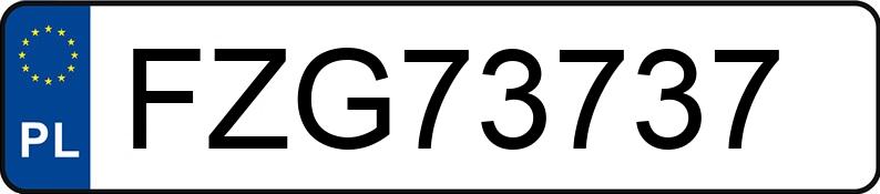 Numer rejestracyjny FZG 73737 posiada VOLKSWAGEN CADDY - FZG73737