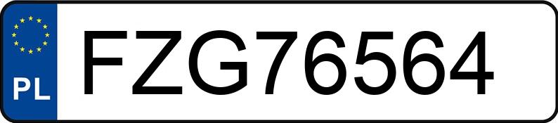 Numer rejestracyjny FZG 76564 posiada VOLKSWAGEN SHARAN - FZG76564