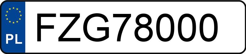 Numer rejestracyjny FZG 78000 posiada HYUNDAI Terracan 2.9 CRD MR`02 E3 High - FZG78000