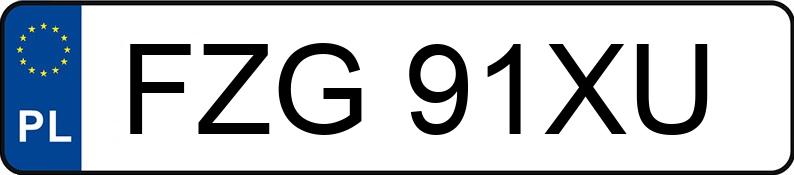 Numer rejestracyjny FZG 91XU posiada ZIPP Motorowery X-Race - FZG91XU Numer rejestracyjny FZG 91XU posiada ZIPP Motorowery X-Race - FZG91XU