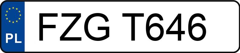 Numer rejestracyjny FZG T646 posiada VOLKSWAGEN GOLF - FZGT646 Numer rejestracyjny FZG T646 posiada VOLKSWAGEN GOLF - FZGT646
